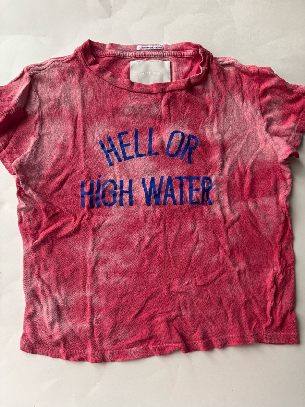 Mother 'Hell or High Water' Tee xs